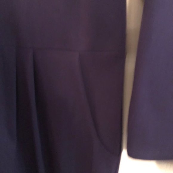 NWOT The Vanity Room Knit Knee Length Dress 3/4 Sleeve Pockets Round Neck - Picture 5 of 6